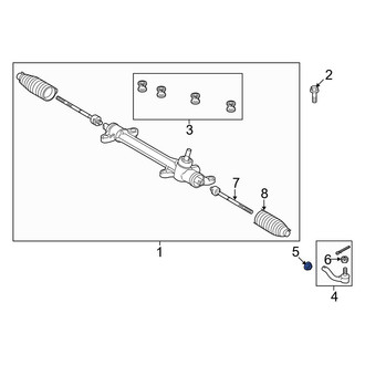 Toyota OE - Steering Tie Rod Nut