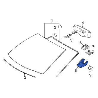 Toyota OE - Front Interior Rear View Mirror Cover