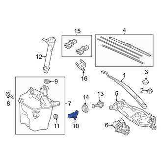 Toyota OE - Windshield Washer Pump