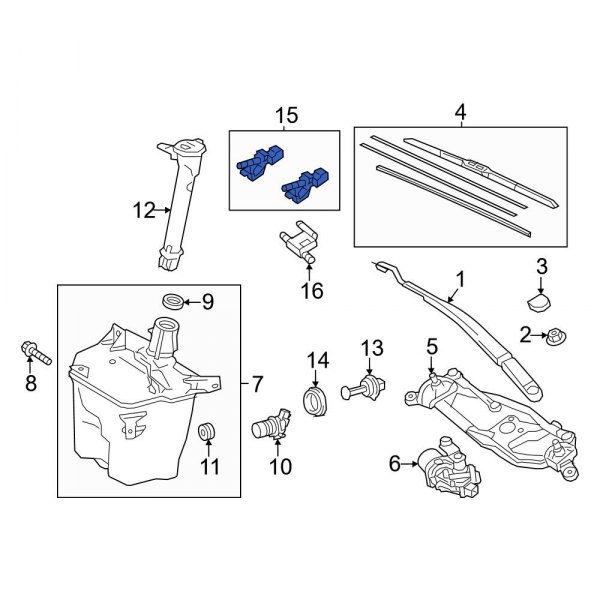 Windshield Washer Nozzle