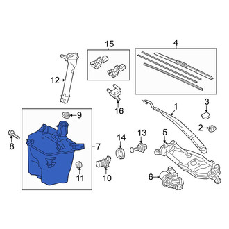Toyota OE - Washer Fluid Reservoir