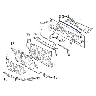 Toyota OE - Rear Cowl Seal