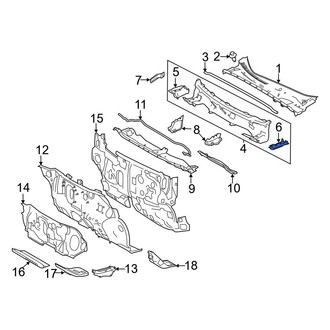 Toyota OE - Front Left Cowl Side Panel
