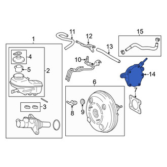 Toyota OE - Power Brake Booster Vacuum Pump