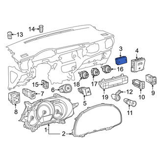 Toyota OE - Clock