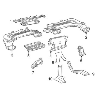 Toyota OE - Instrument Panel - Ducts