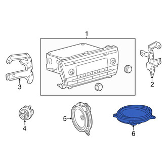 Toyota OE - Rear Speaker
