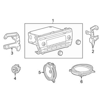 Toyota OE - Instrument Panel - Sound System