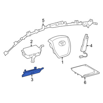 Toyota OE - Lower Instrument Panel Air Bag