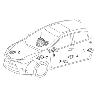 Toyota OE - Restraint Systems - Air Bag Components (Modules & Sensors)