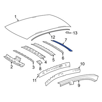 Toyota OE - Rear Roof Header Panel