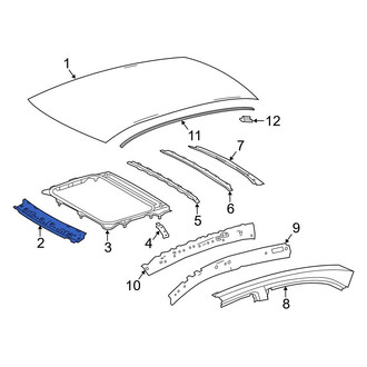 Toyota OE - Front Roof Header Panel