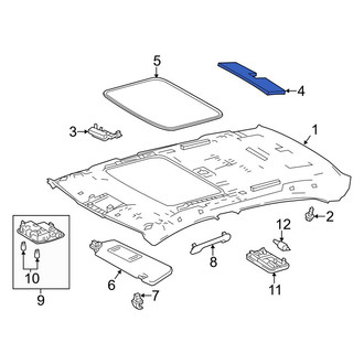 Toyota OE - Rear Roof Insulator