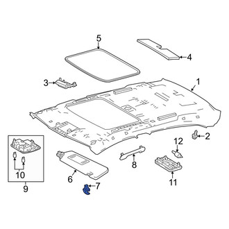 Toyota OE - Sun Visor Holder