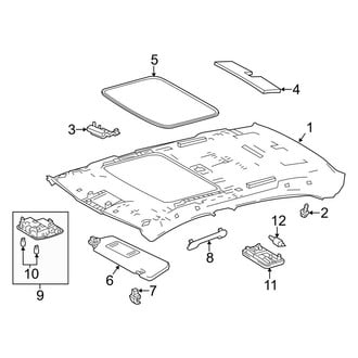 Toyota OE - Roof - Interior Trim (With Sunroof)