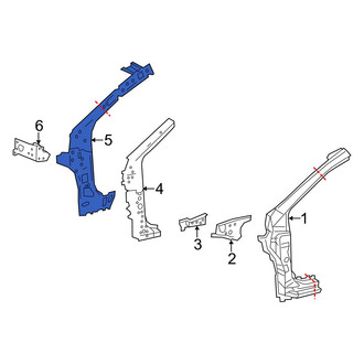 Toyota OE - Left Inner Body A-Pillar