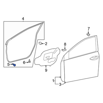 Toyota OE - Door Seal Clip