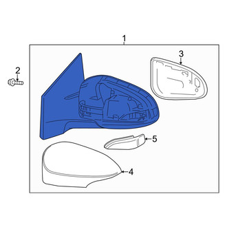 Toyota OE - Front Left Door Mirror