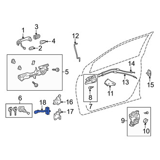 Toyota OE - Front Door Check