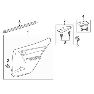 Toyota OE - Rear Door - Interior Trim