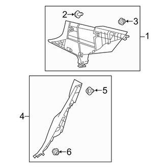 Toyota OE - Quarter Panel - Interior Trim