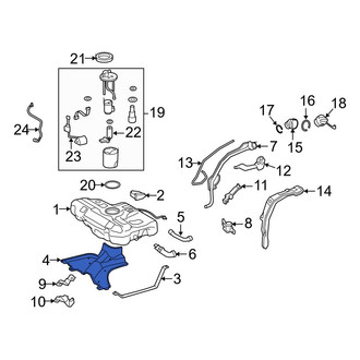 Toyota OE - Fuel Tank Shield