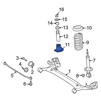 Toyota OE - Rear Left Suspension Strut Mount