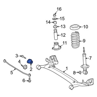Toyota OE - Rear Axle Support Bushing