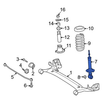 Toyota OE - Rear Suspension Strut