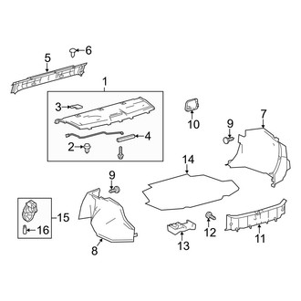Toyota OE - Rear Body & Floor - Interior Trim