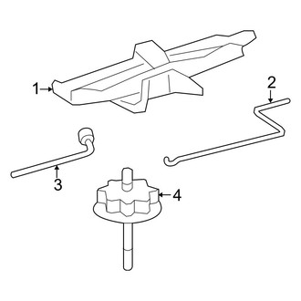 Toyota OE - Rear Body & Floor - Jack & Components