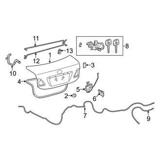 Toyota OE - Trunk Lid - Lid & Components