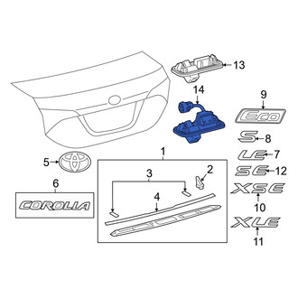 Toyota OE - Rear Park Assist Camera
