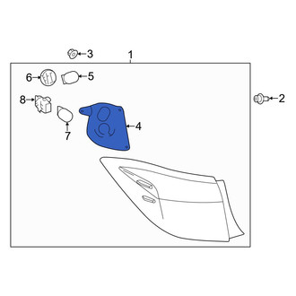 Toyota OE - Tail Light Gasket