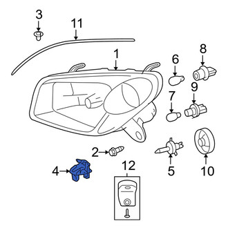 Toyota OE - Headlight Bracket