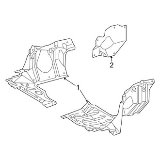 Toyota OE - Radiator Support - Splash Shields (Gas Automatic Tr)
