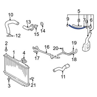 Toyota OE - Engine Coolant Reservoir Hose
