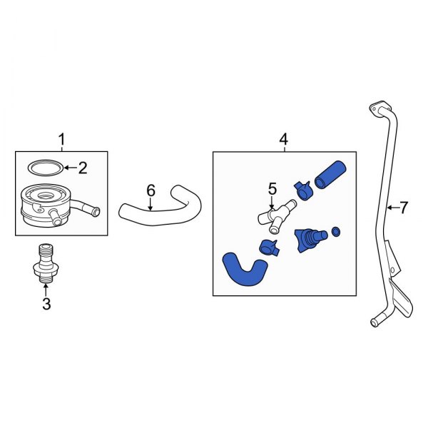 Engine Oil Cooler Hose Assembly