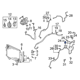 Toyota OE - A/C Condenser Clip