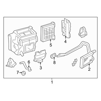 Toyota OE - Air Conditioner & Heater - Heater Components (Gas)