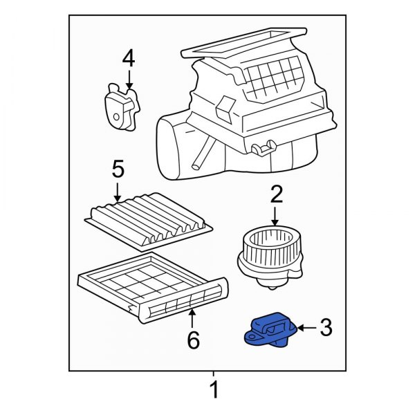 HVAC Blower Motor Resistor