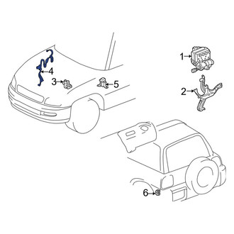 Toyota OE - Rear Left ABS Wheel Speed Sensor