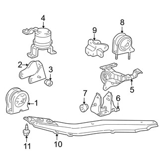 Toyota OE - Engine & Transmission Mounting (Gas)
