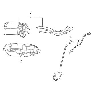 Toyota OE - Emission System - Emission Components (2.0L Gas)