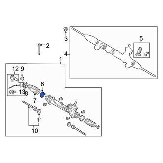Toyota OE - Rack and Pinion Bellows Clamp
