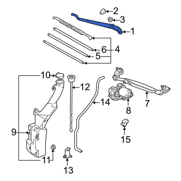 Windshield Wiper Arm