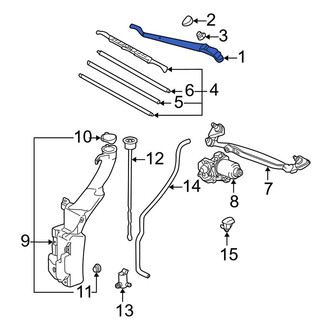 Toyota OE - Rear Wiper Arm
