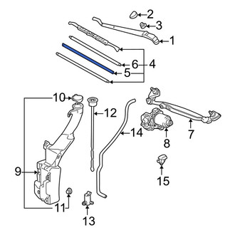 Toyota OE - Rear Wiper Blade Refill