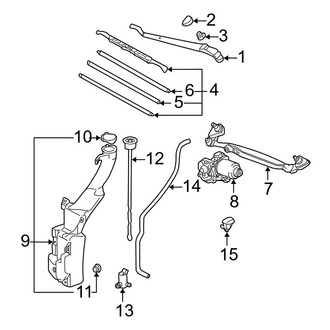 Toyota OE - Windshield - Wiper & Washer Components (Gas)