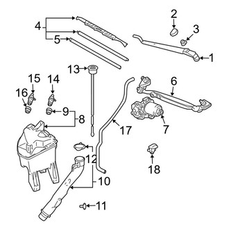Toyota OE - Windshield - Wiper & Washer Components (Gas)